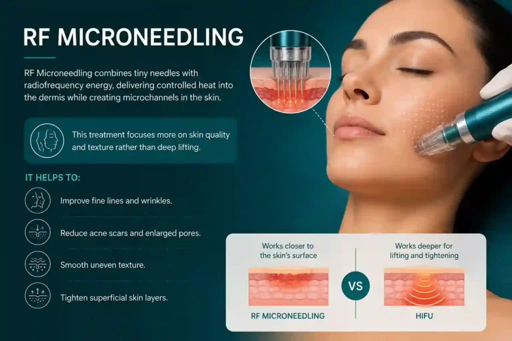 What Does RF Microneedling Do That HIFU Alone Cannot Luton