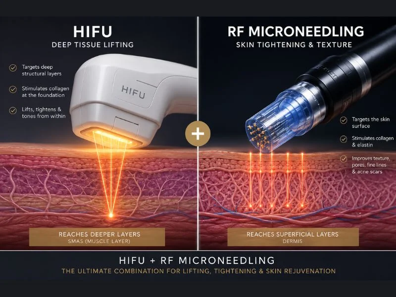 What Could Combining HIFU and RF Microneedling Do for Your Skin Luton?